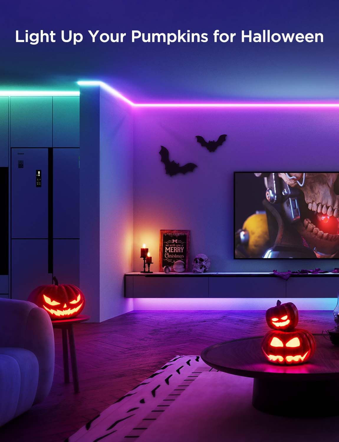 Foto 3 pulgar | Tira De Luces Led Govee Rgbic De 32.8 Pies Con Alexa De Color Blanco Cálido - Venta Internacional.