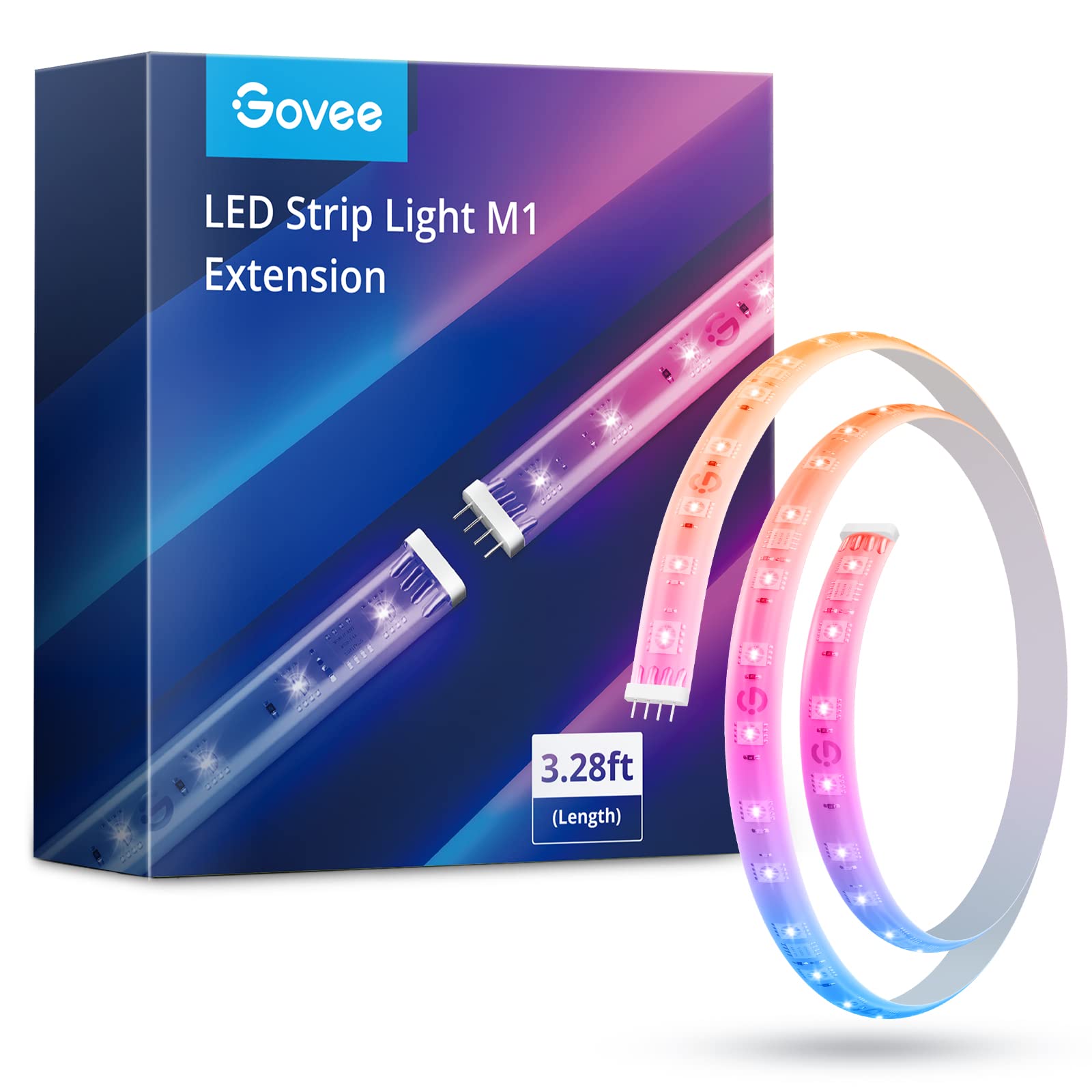 Foto 2 pulgar | Tira De Luces Led Govee Rgbic M1 De 1 M Con Extensión 4 En 1 Rgbic+ - Venta Internacional.