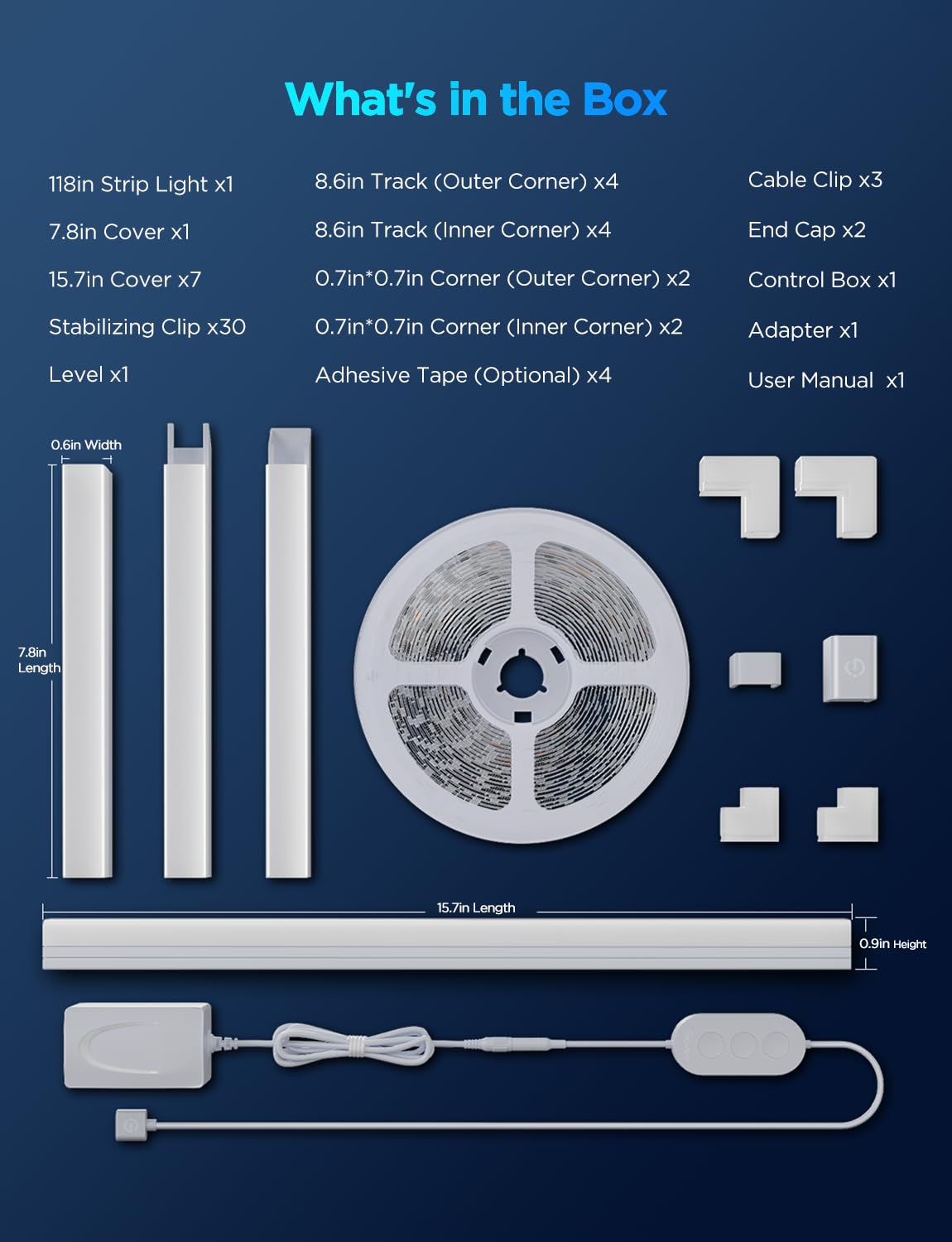 Foto 8 pulgar | Tira De Luces Led Govee Rgbic De 3 M Con Fundas, Funciona Con Alexa Google - Venta Internacional.