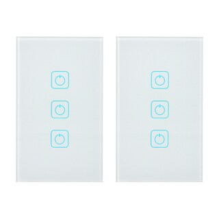 Foto 1 | Pack De 2 Apagador Inteligente Wifi 3 Botones Táctiles