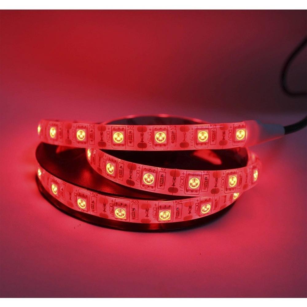 Foto 2 pulgar | Tira Led 5050 Usb Rojo