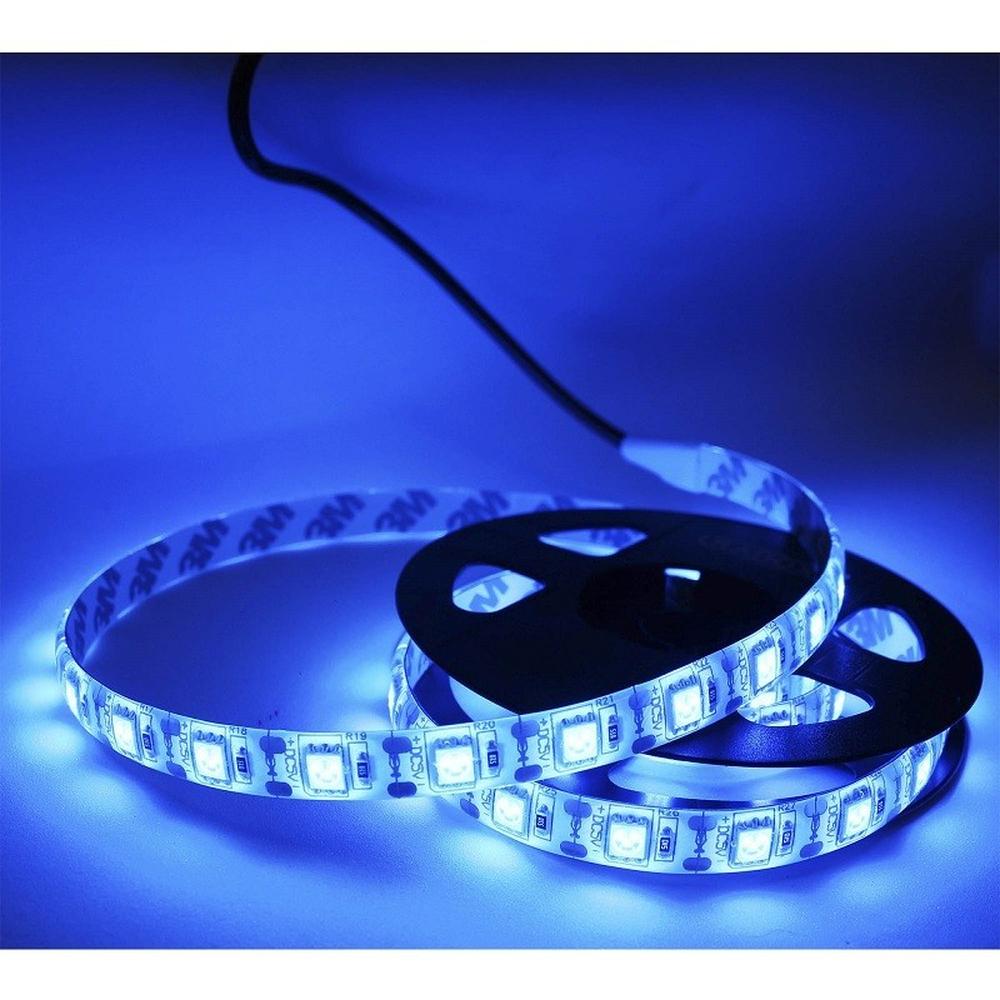 Tira Led 5050 Usb Azul