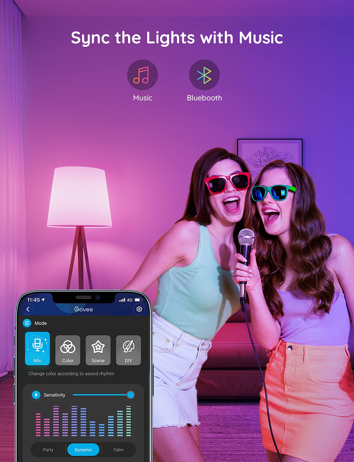 Foto 2 | Bombillas Inteligentes Govee Wifi Bluetooth Que Cambian De Color, Paquete De 10 - Venta Internacional.