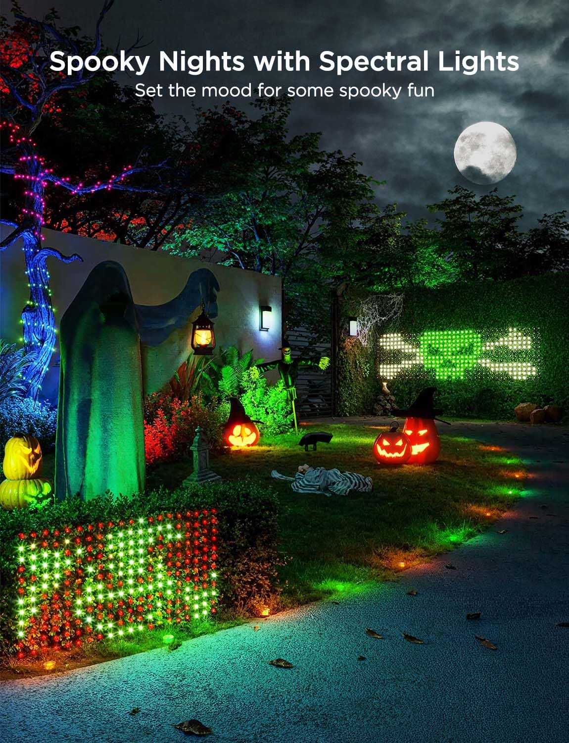 Foto 3 | Luces De Suelo Para Exteriores Govee Halloween Ip67, 15 M, Rgbic, Paquete De 24 - Venta Internacional.