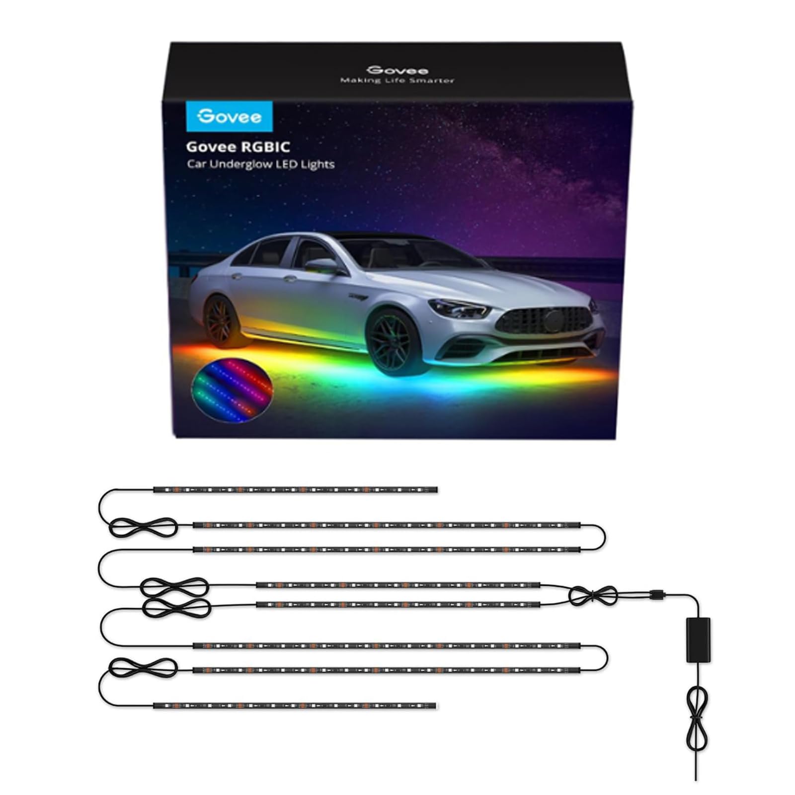 Luces Incandescentes Para Coche Govee Rgbic, 16 Millones De Colores Y 45 Modos - Venta Internacional.