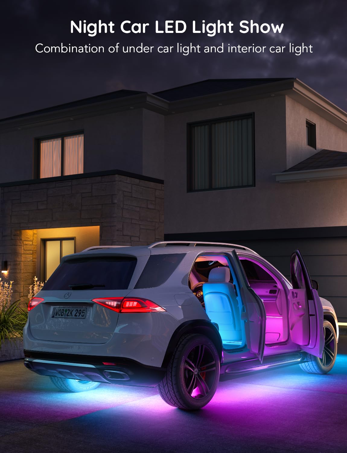 Foto 3 pulgar | Tira De Luces Led Govee Smart Car Rgbic, 16 Millones De Colores - Venta Internacional.