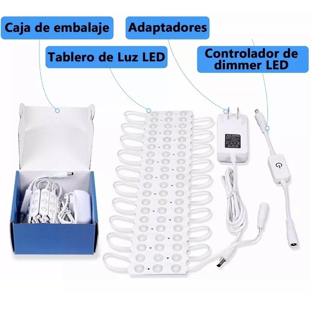 Foto 3 pulgar | Luces Para Espejo Regulables Focos Led De Tocador Eo Safe Imports Esi-15550 Blanco