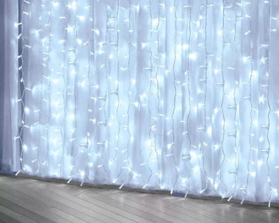 Foto 1 | Cortina De Luces 6x3 Metros Blanco