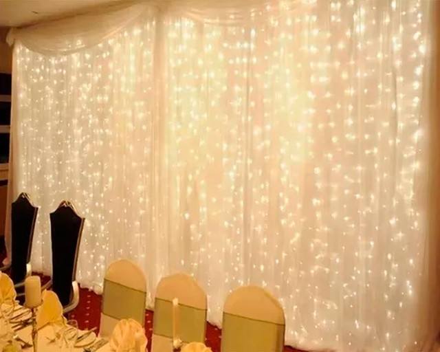 Cortina De Luces 6x3 Metros Blanco Calido