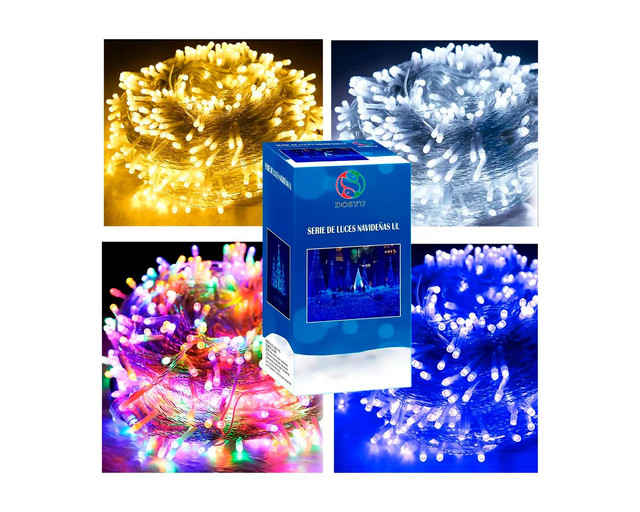 Serie de Luces Navideñas Frutivegie 300 Focos