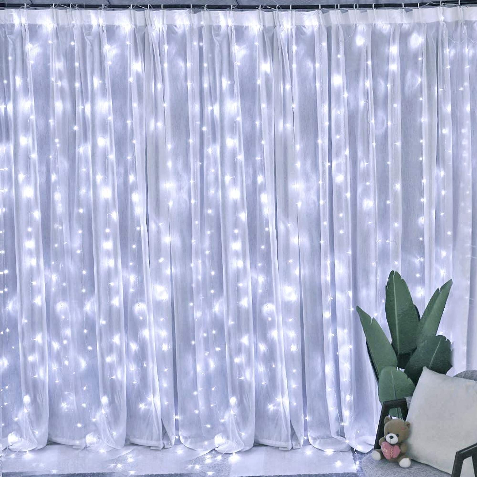 Foto 4 | Cadena De Luces Dazzle Bright, 300 Led, 3 X 3 M Usb, Color Blanco - Venta Internacional.