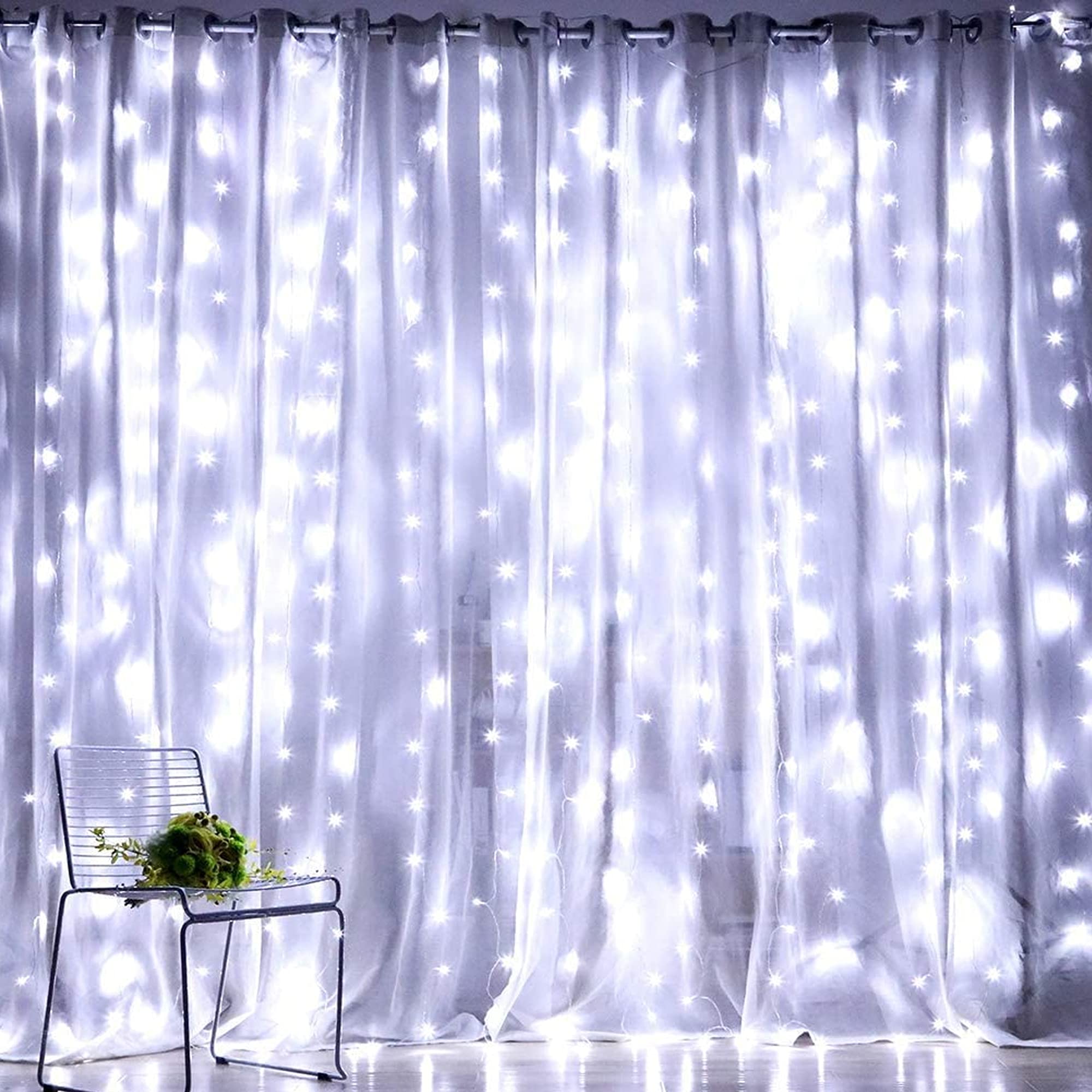 Foto 7 pulgar | Cadena De Luces Dazzle Bright, 300 Led, 3 X 3 M Usb, Color Blanco - Venta Internacional.