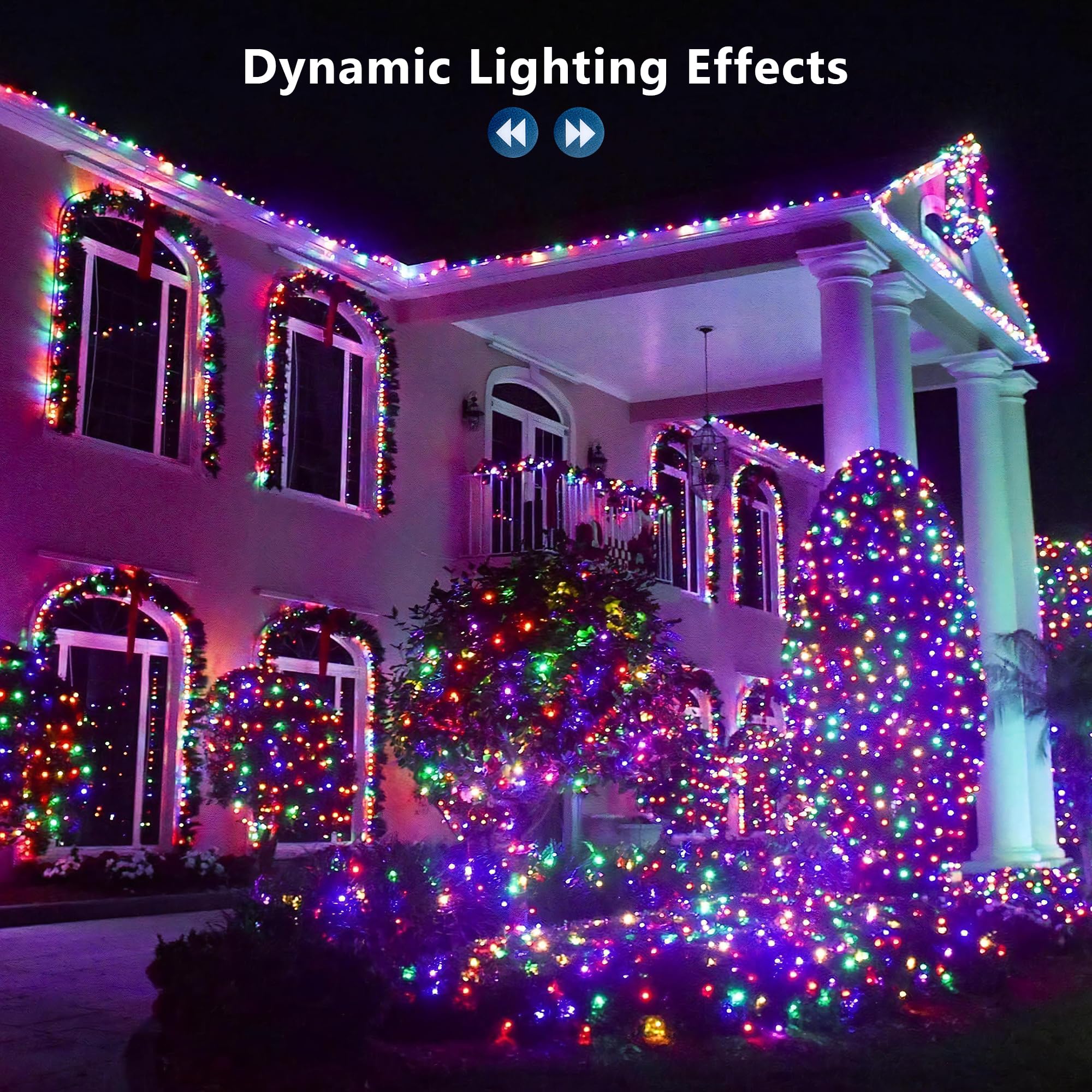 Foto 6 | Luces Navideñas Brizled Rgb 500 Led De 50 M Con Mando A Distancia - Venta Internacional.