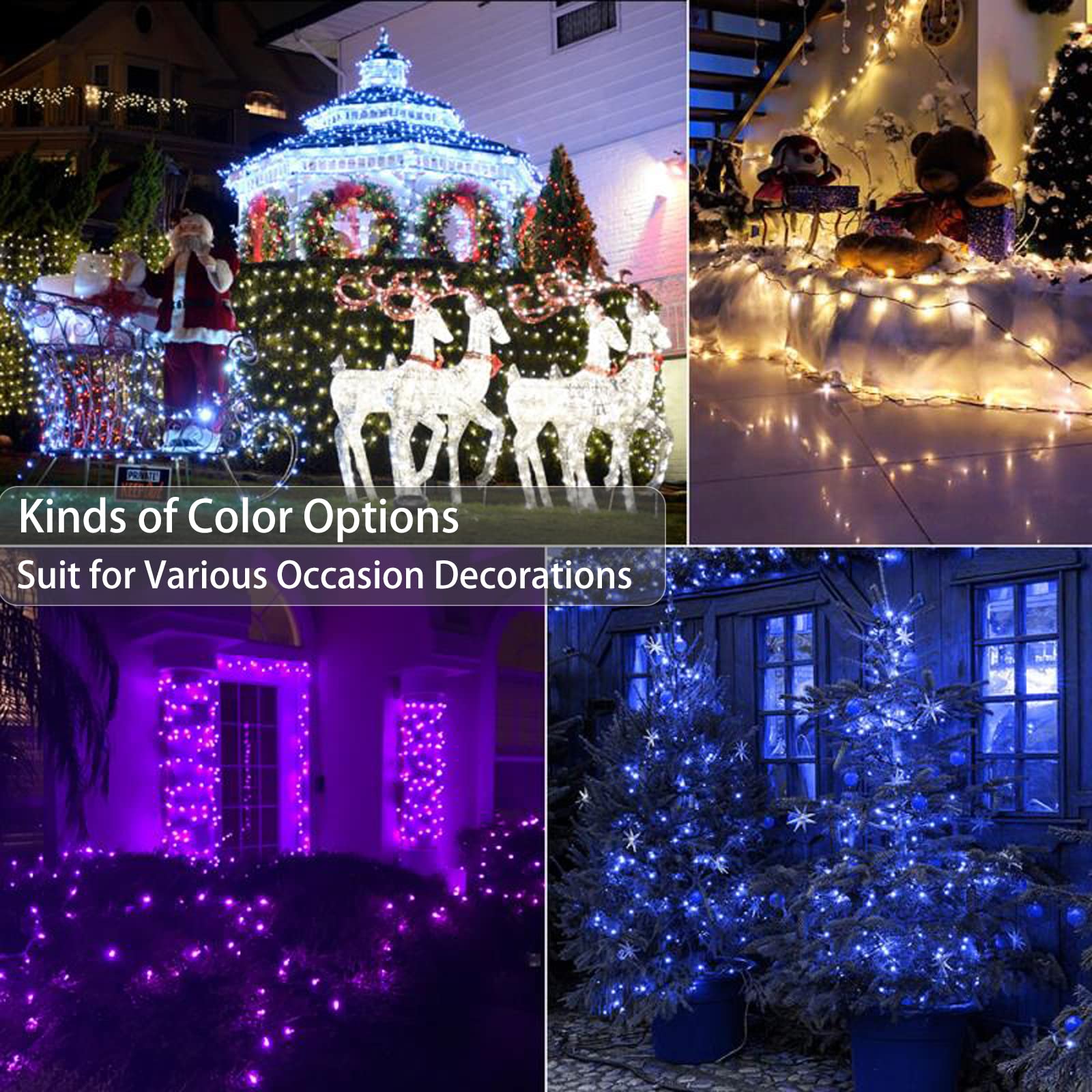 Foto 7 | Luces Navideñas Brizled Rgb 500 Led De 50 M Con Mando A Distancia - Venta Internacional.