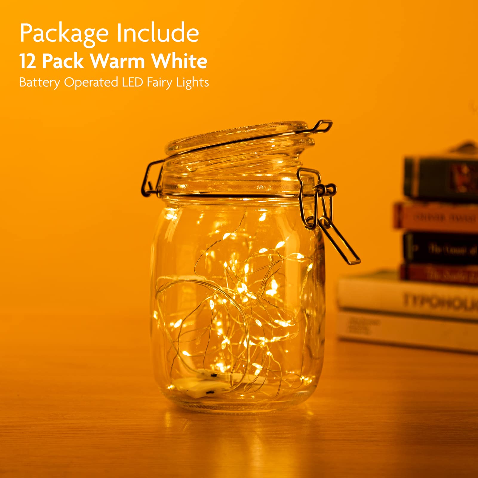 Foto 2 | Fairy Lights Sinamer, Funciona Con Pilas, 20 Led, 7 Pies, 12 Unidades - Venta Internacional.