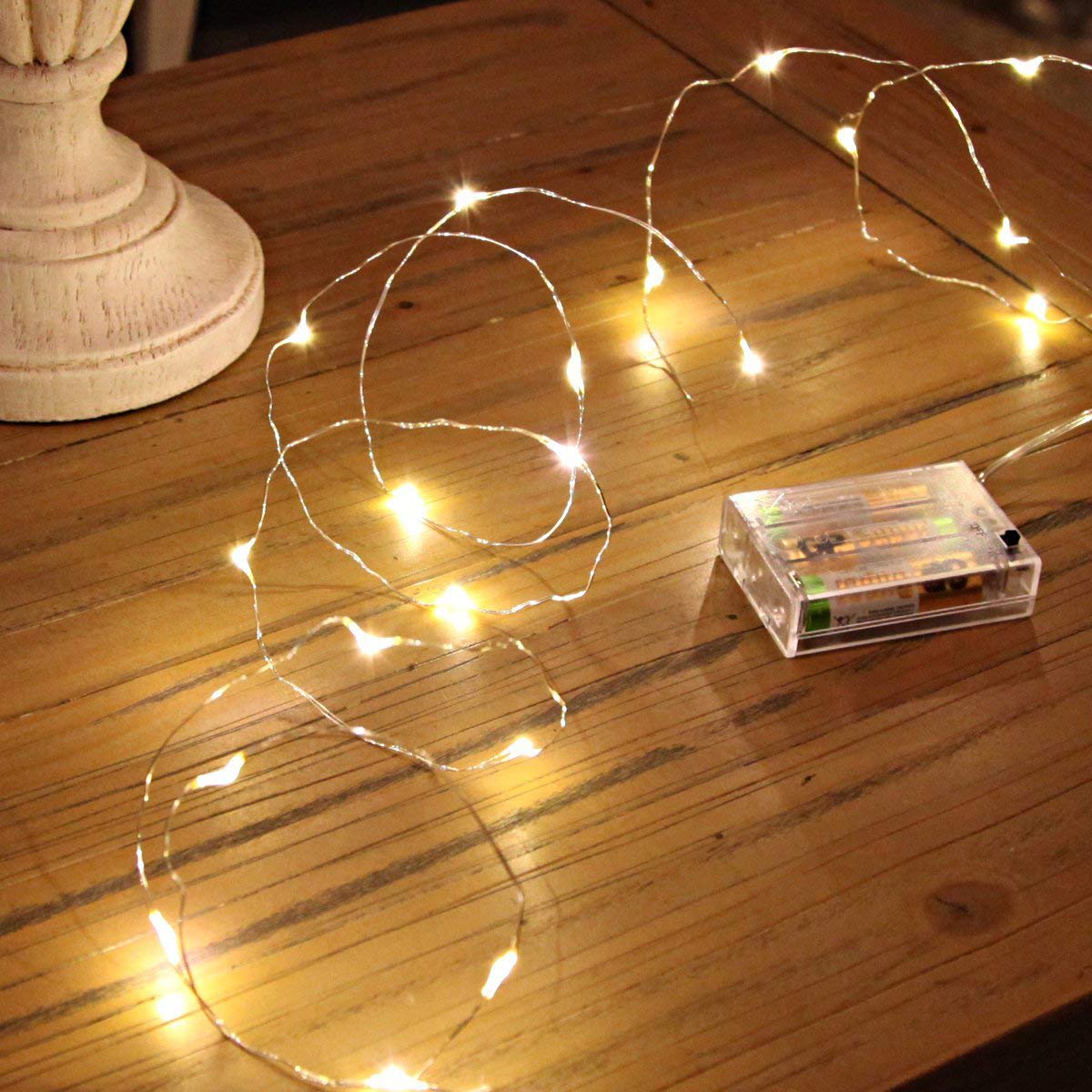 Foto 1 | Led Ariceleo Fairy Lights, Funciona Con Pilas, 5 M, Color Blanco Cálido - Venta Internacional.