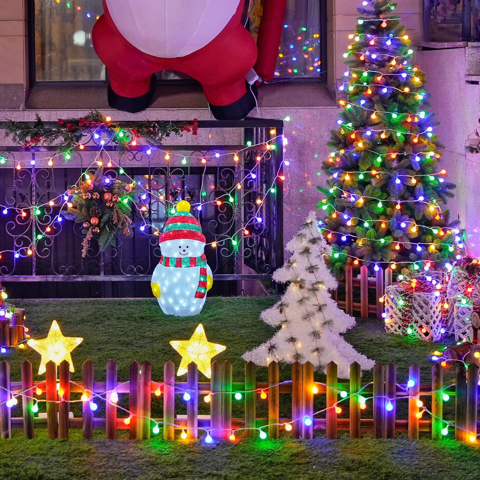 Foto 7 | Luces Navideñas Con Pilas Jmexsuss 100 Led 10 M - Venta Internacional.