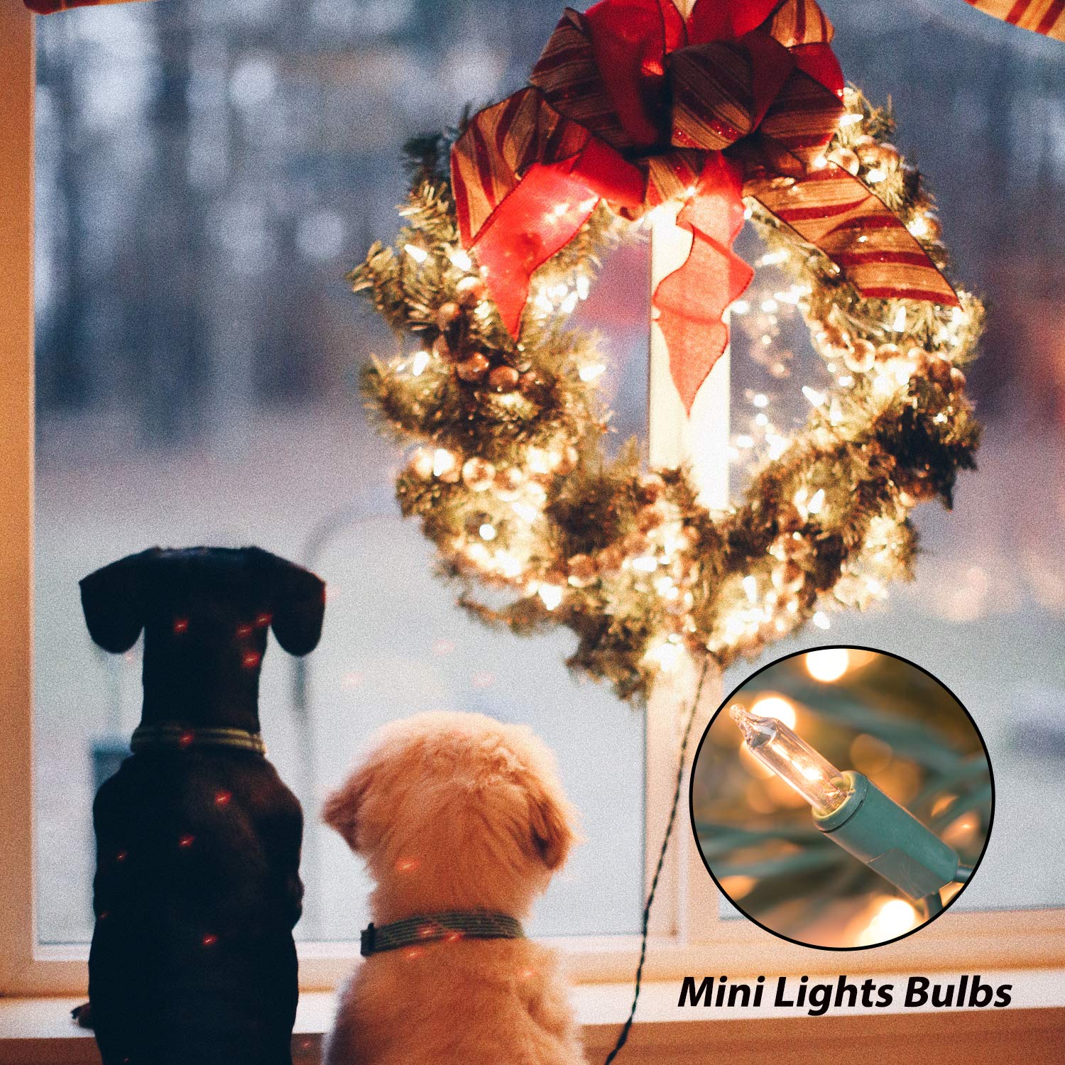 Foto 5 | Guirnalda De Luces Navideñas Minetom 100 Luces Transparentes De 26,5 M, Paquete De 3 - Venta Internacional.