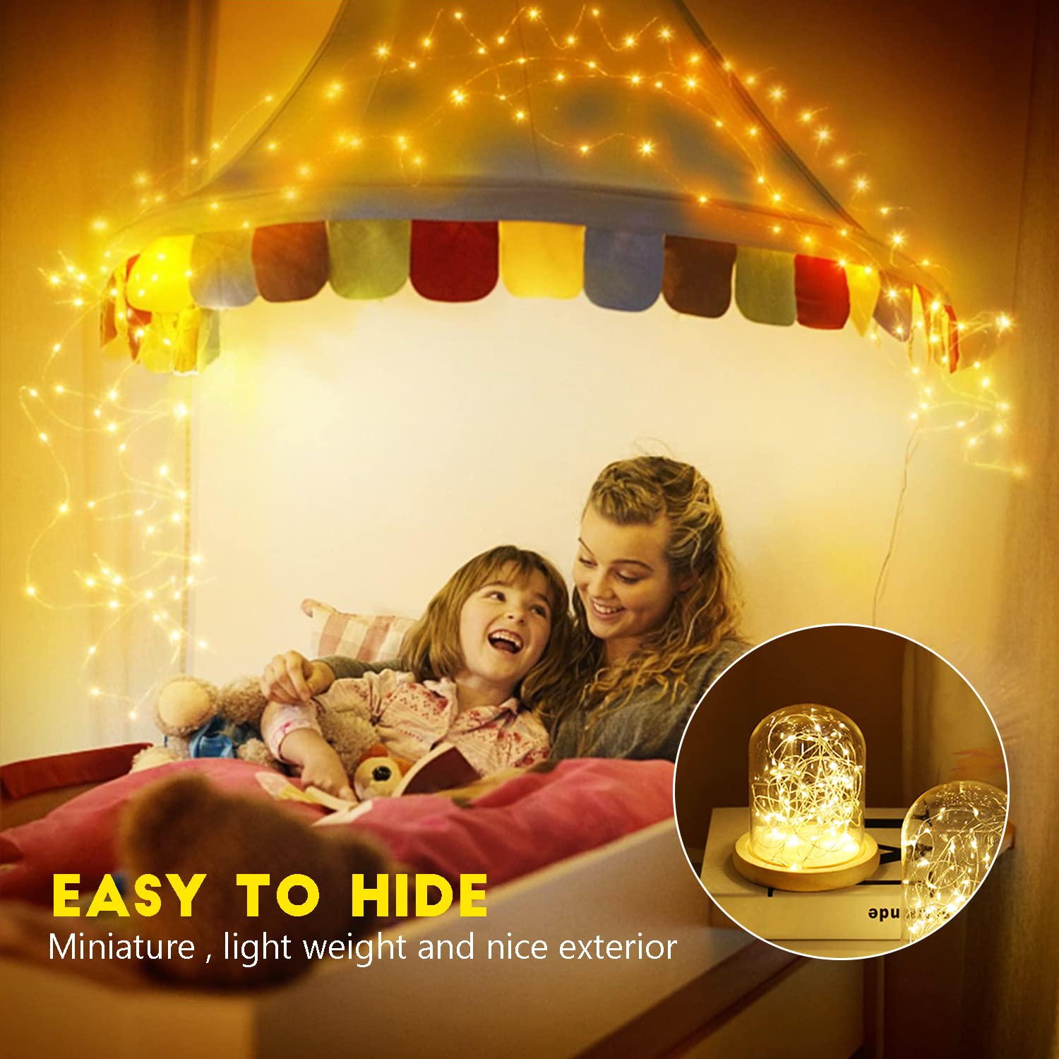 Foto 5 pulgar | Fairy Lights Brightown 20 Led, Funciona Con Pilas, 7 Pies, 24 Unidades - Venta Internacional.