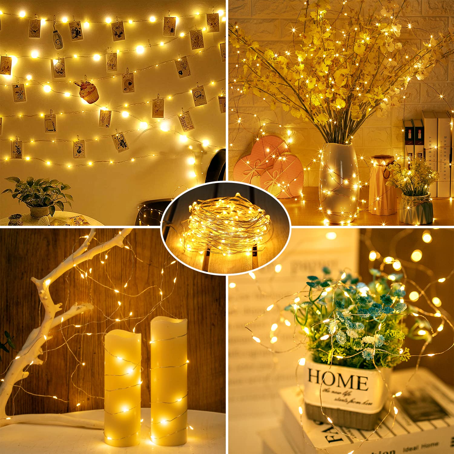 Foto 6 pulgar | Fairy Lights Brightown 20 Led, Funciona Con Pilas, 7 Pies, 24 Unidades - Venta Internacional.