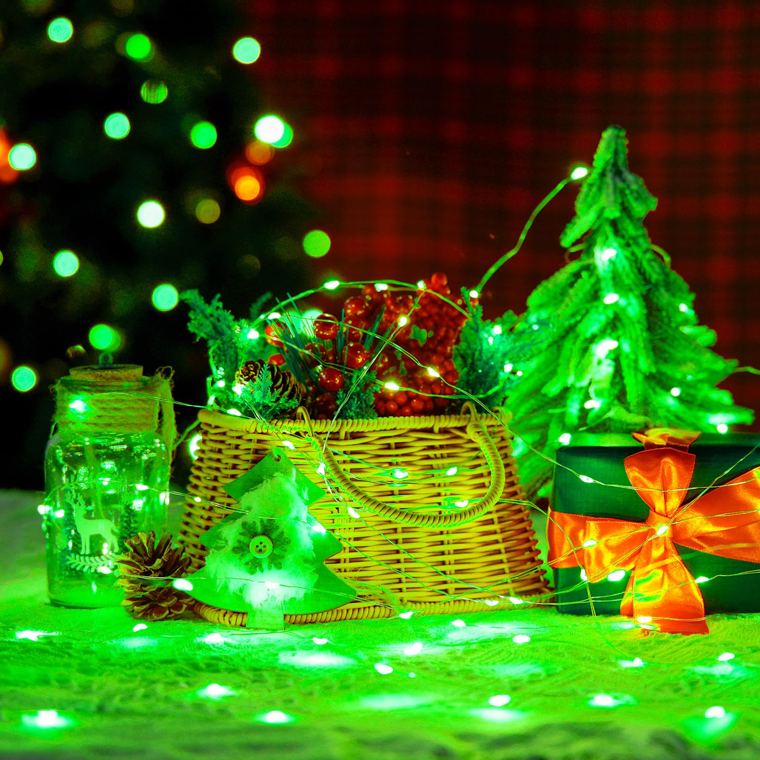 Foto 3 pulgar | Luces Navideñas Jmexsuss 50 Led Que Funcionan Con Pilas De 5 M - Venta Internacional.