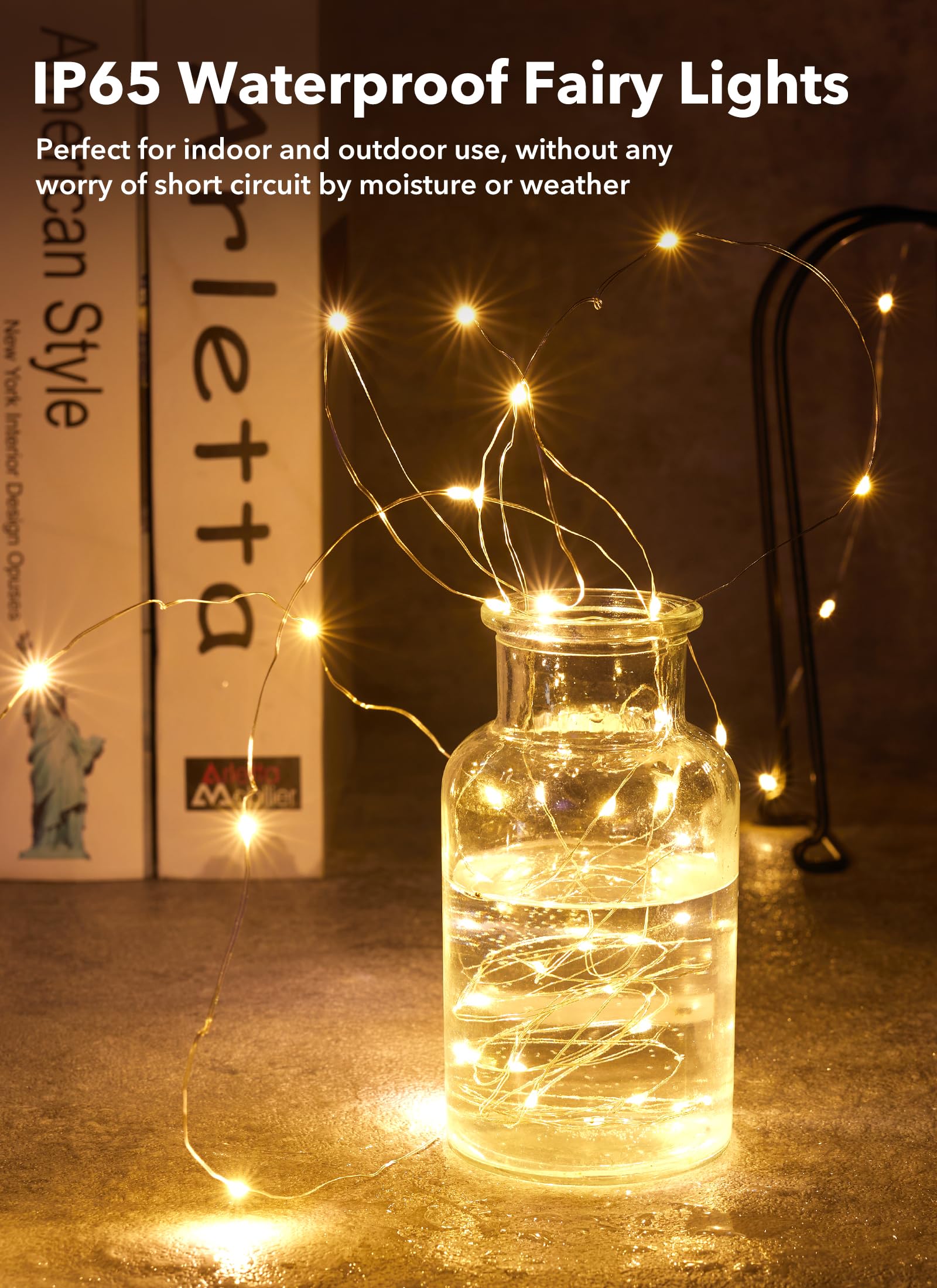 Foto 6 pulgar | Fairy Lights Minetom 20 Led, Funciona Con Pilas, 2 M, Paquete De 12 - Venta Internacional.