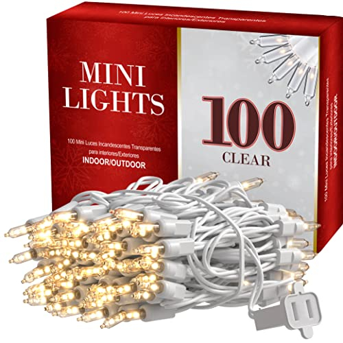 Juego de 100 Luces Navideñas Blancas 22.8 Pies - Venta Internacional