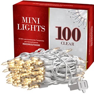 Foto 1 | Juego de 100 Luces Navideñas Blancas 22.8 Pies - Venta Internacional