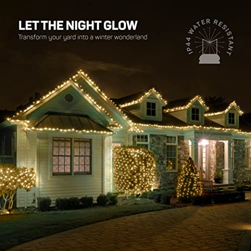 Foto 4 pulgar | Juego de 100 Luces Navideñas Color Blanco Cálido Para Interiores Y Exteriores - Venta Internacional