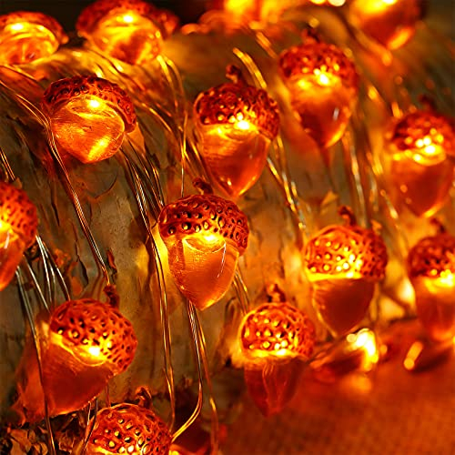 Foto 7 | Cadena De Luces Led Mudder Acorn, 5 M, 50 Led, Batería Usb, Color Blanco - Venta Internacional.