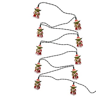 Foto 1 | Juego De Luces Kurt Adler Star Wars Santa Yoda 10 Luces - Venta Internacional.