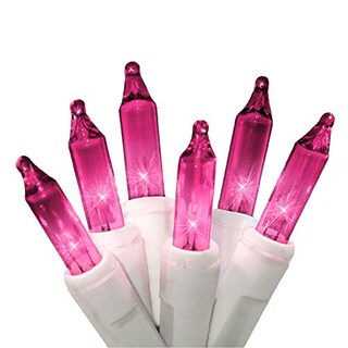 Foto 1 | Luces Navideñas 612 Vermont 50, Color Rosa, 2,7 M De Longitud Iluminada - Venta Internacional.