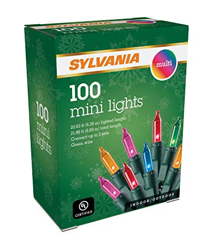 Foto 2 pulgar | Luces Navideñas Sylvania Mini 100 Luces Multicolores - Venta Internacional.