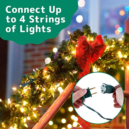 Foto 6 pulgar | Luces Navideñas Prextex 12 M 200, Color Blanco Transparente, Impermeable - Venta Internacional.