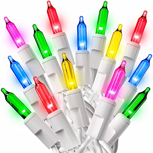 Foto 2 pulgar | Luces Navideñas Prextex De 20 Pies, 100 Led Multicolor, Impermeables - Venta Internacional.