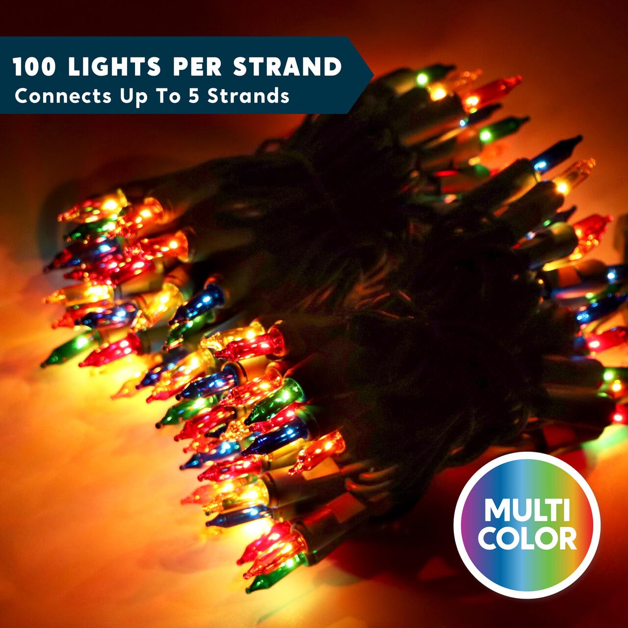 Foto 4 pulgar | Luces Navideñas Joiedomi 300 (2x150), Multicolores - Venta Internacional.