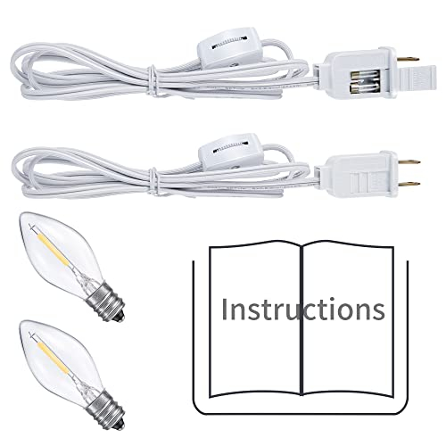 Foto 7 | Juego De Cables De Accesorios Hiboom Con 2 Bombillas Led De 1,8 M - Venta Internacional.