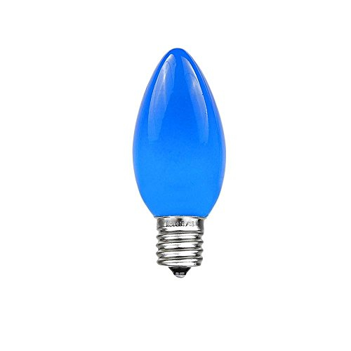 Bombillas De Repuesto Novelty Lights Ceramic C7/e12 De 5 W, Azul, 25 P - Venta Internacional.