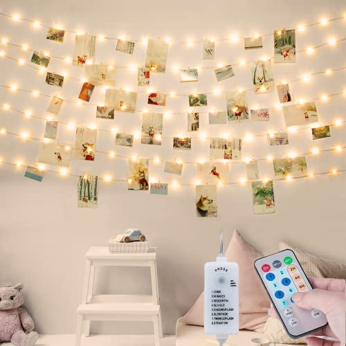 Cadena De Luces Minetom, 40 Pies, 120 Led, Cable De Cobre Blanco Cálido - Venta Internacional.