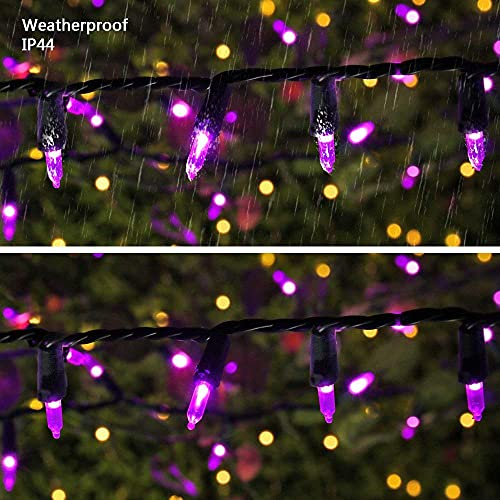 Foto 6 | Luces Navideñas Brizled 100 Led Moradas De 10 M Para Exteriores - Venta Internacional.