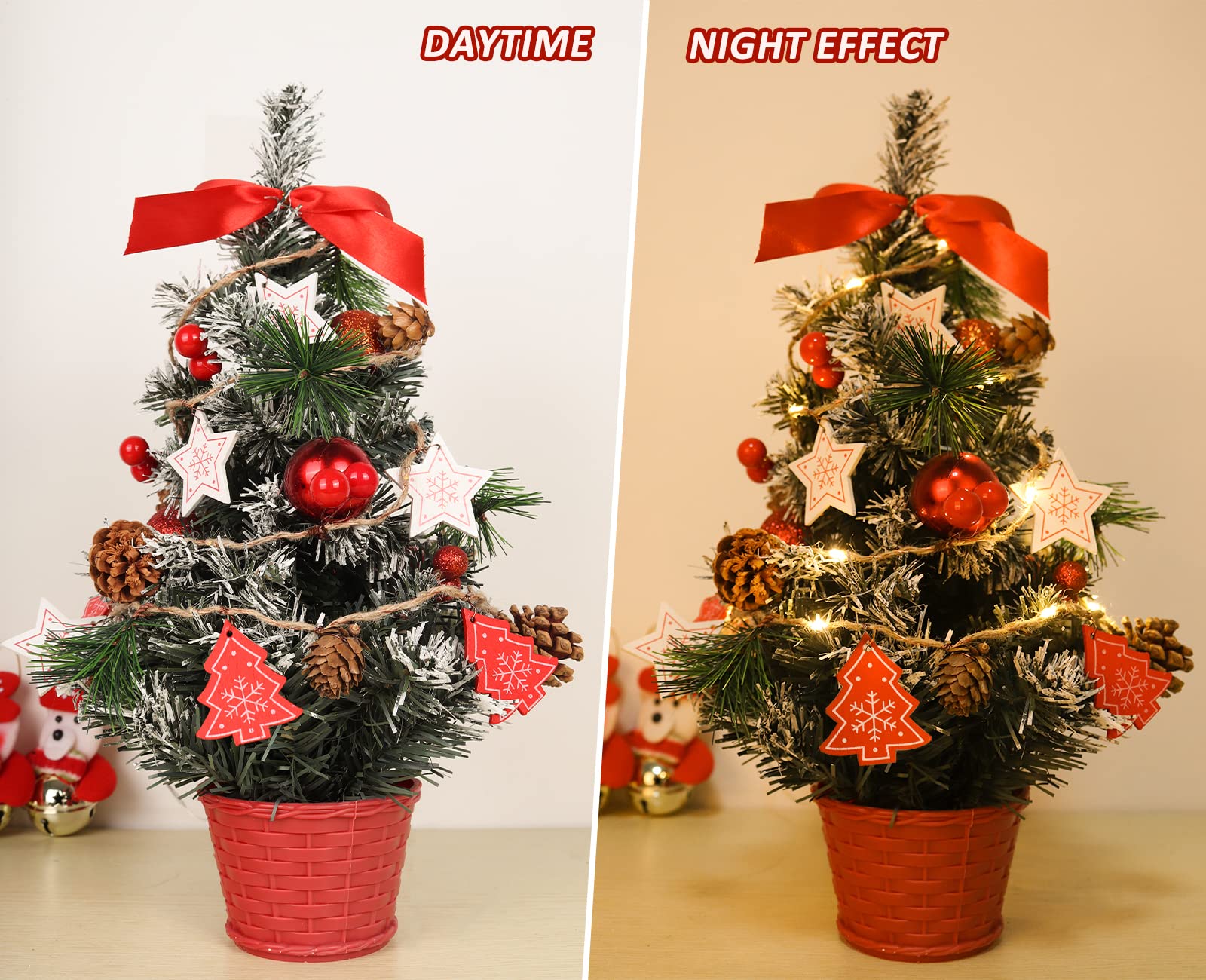 Foto 5 | Luces Decorativas Con Guirnaldas Navideñas Recutms, 2 Unidades, 2 M, 20 Led - Venta Internacional.