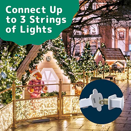 Foto 5 | Luces Navideñas Prextex, 18 M, 300 Luces Brillantes De Color Blanco Cálido - Venta Internacional.