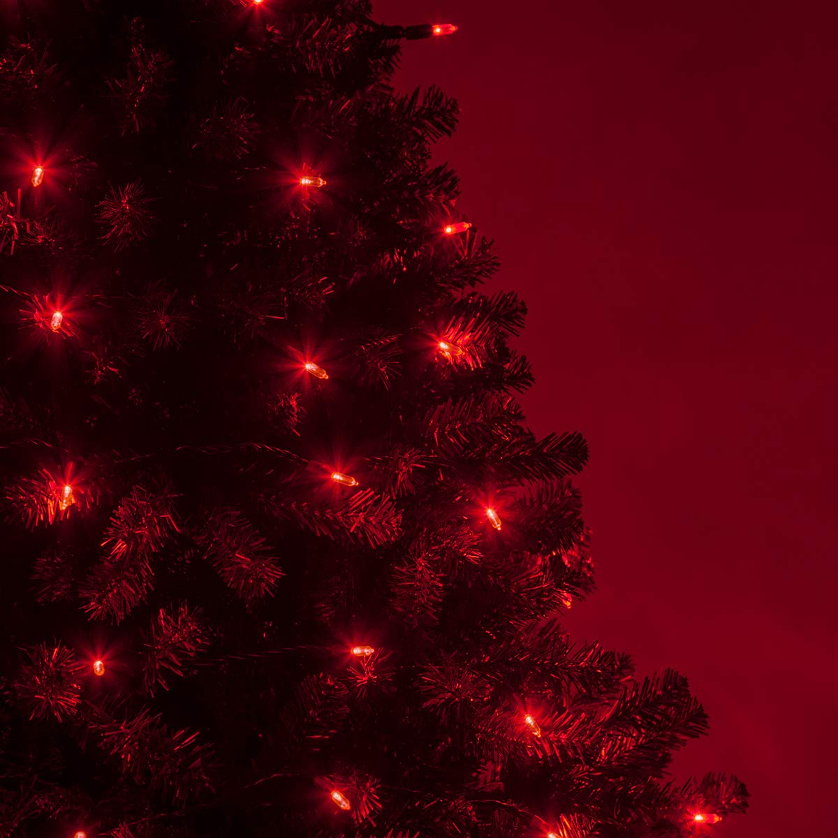 Foto 5 pulgar | Luces Para Árbol De Navidad, Iluminación Wintergreen, T5, Led Rojo, 25,5 M - Venta Internacional.