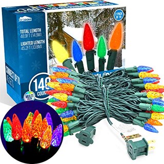 Foto 4 | Cadena De Luces Navideñas Joiedomi 140 Led C6 Multicolor - Venta Internacional.