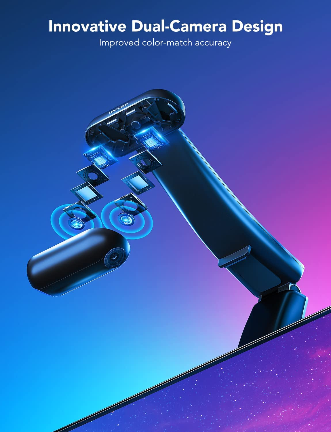 Foto 4 pulgar | Retroiluminación Led Govee Envisual T2 Rgbic De 11.8 Pies Para Televisores De 55-65 Pulgadas - Venta Internacional.