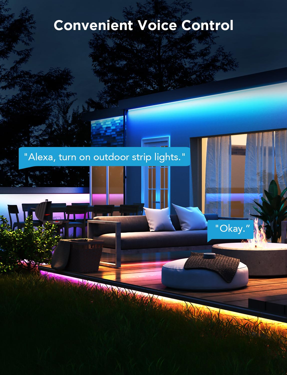 Foto 8 pulgar | Tira De Luces Led Para Exteriores Govee Rgbic, 30 M, Wifi, Resistente Al Agua - Venta Internacional.