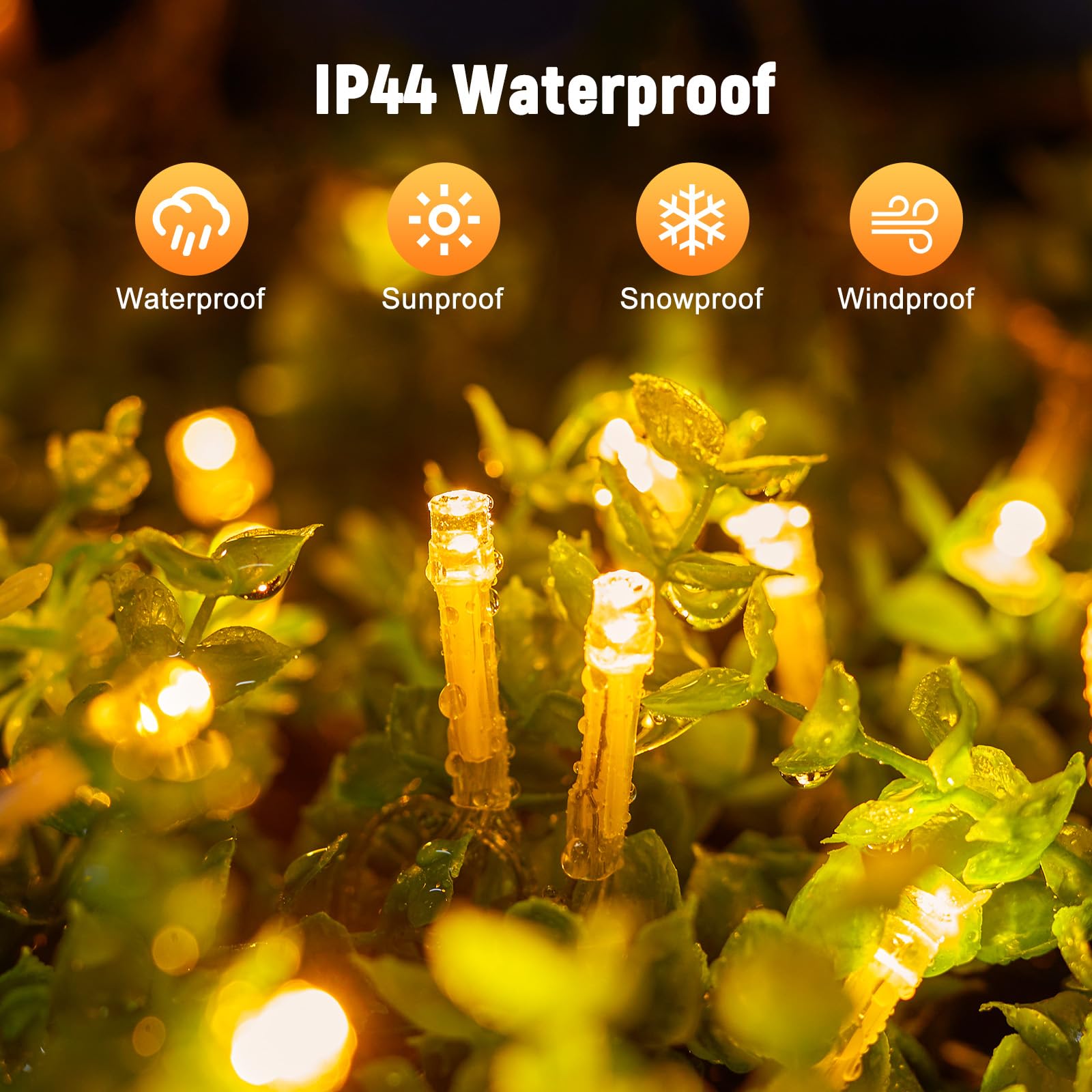 Foto 5 pulgar | Cadena De Luces Minetom, 100 Led, 12 M, Alimentadas Por Usb Con Mando A Distancia, Color Blanco Cálido - Venta Int