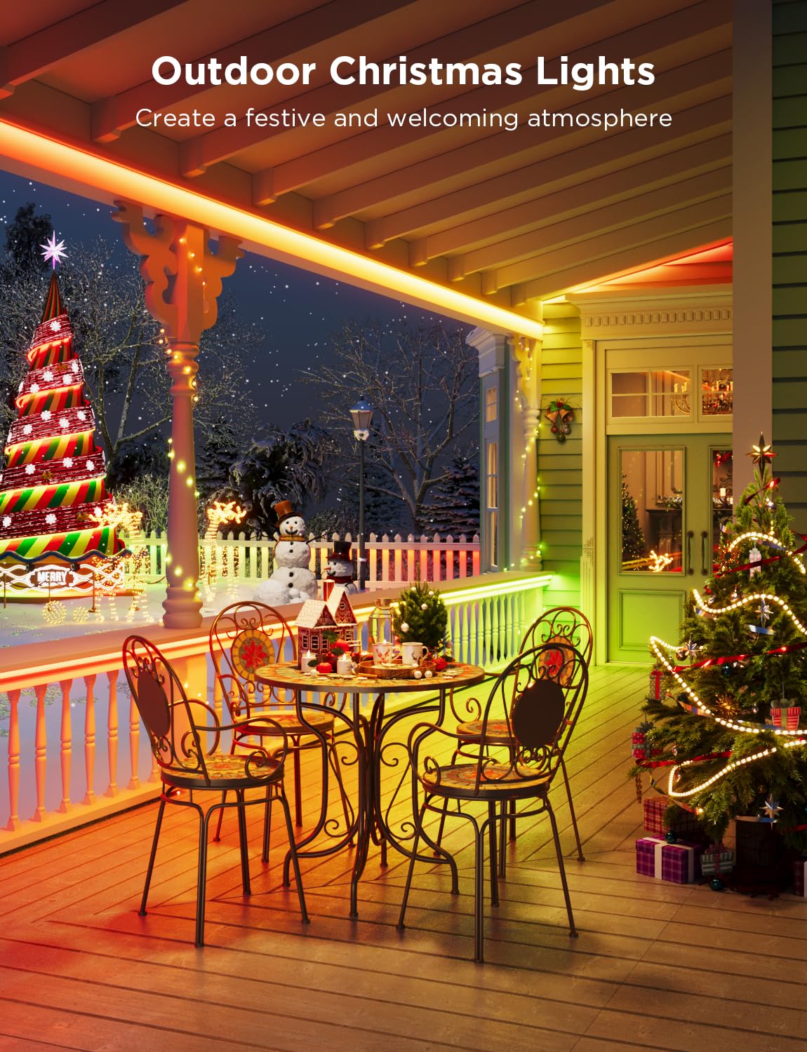 Foto 3 pulgar | Tira De Luces Led Govee Outdoor, Resistente Al Agua, 30 M, Con Wifi Rgbic - Venta Internacional.