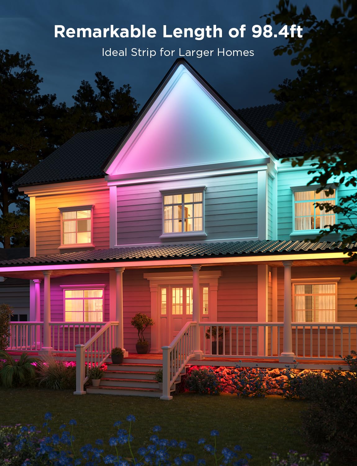 Foto 4 pulgar | Tira De Luces Led Govee Outdoor, Resistente Al Agua, 30 M, Con Wifi Rgbic - Venta Internacional.