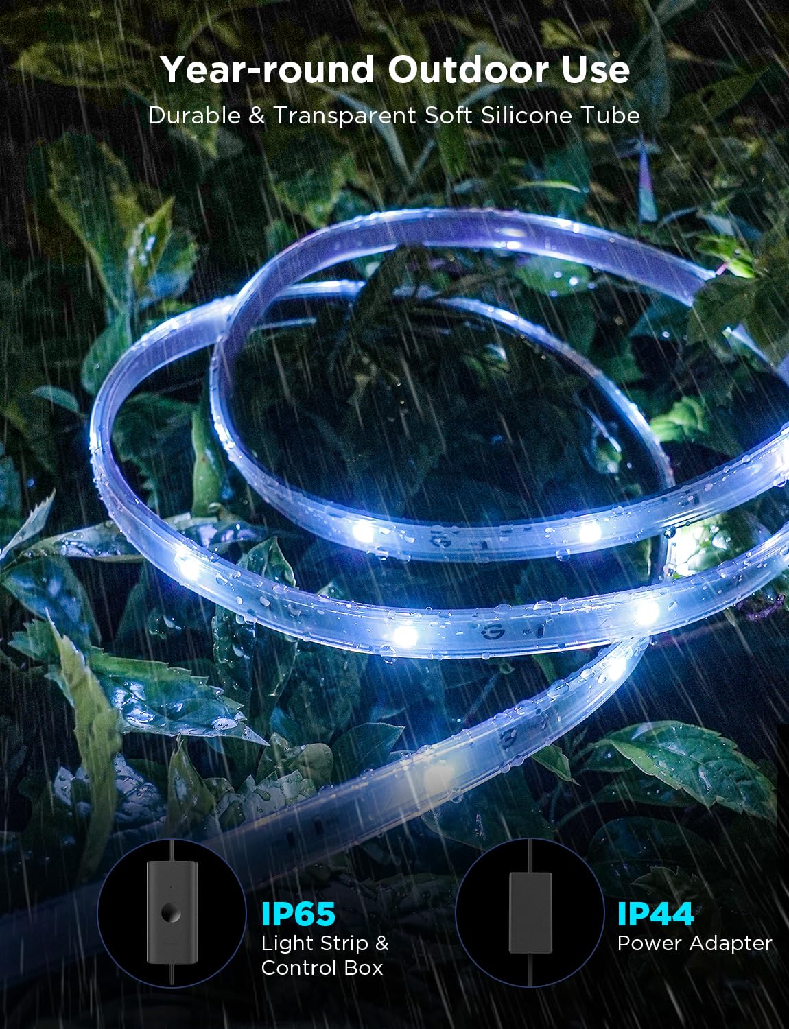 Foto 6 pulgar | Tira De Luces Led Govee Outdoor, Resistente Al Agua, 30 M, Con Wifi Rgbic - Venta Internacional.